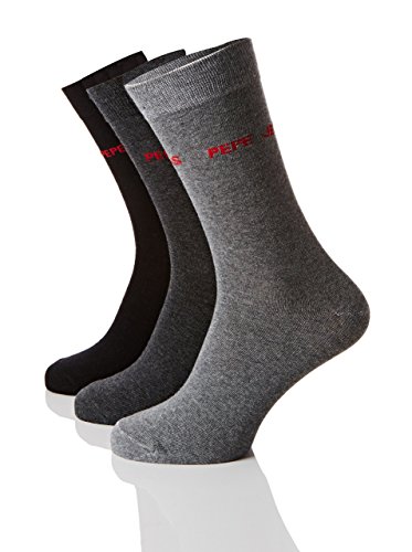 Pepe Jeans 3tlg. Set Socken Carson schwarz/grau EU 43-46 von Pepe Jeans