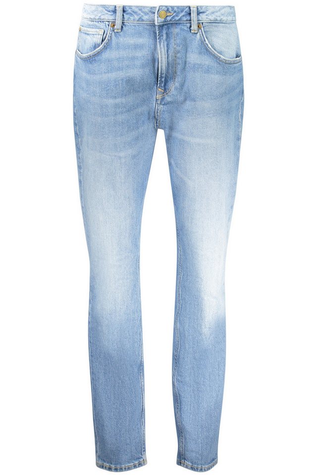 Pepe Jeans 5-Pocket-Jeans Stylische Damen Tapered Jeans in Blau mit Used-Effekt und 5 Taschen von Pepe Jeans