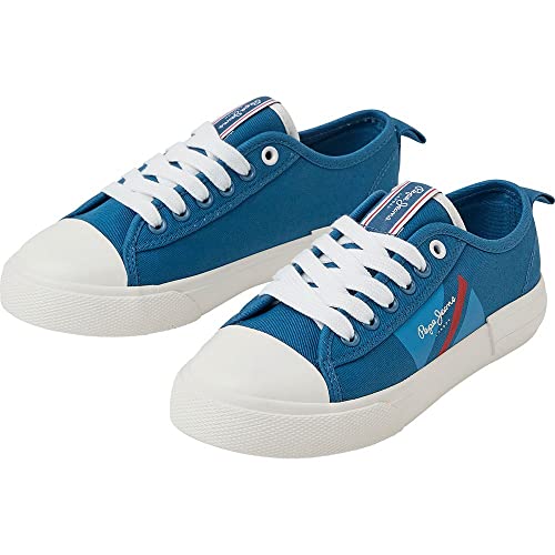 Pepe Jeans ALLEN Flag Color B Sneaker, Indigo, 32 EU von Pepe Jeans