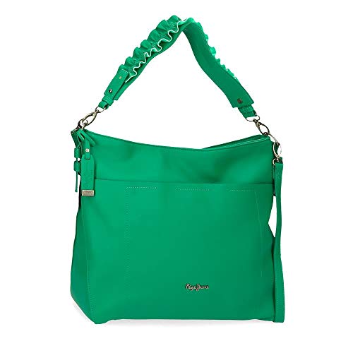 Pepe Jeans Aina Gepäck- Kuriertasche, 34x30x11 cms, Grün von Pepe Jeans