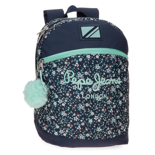 Pepe Jeans Alenka Federmäppchen, perfekte Größe für den Rucksack, die Aktentasche oder die Tasche von Joumma Bags, Denim, 25 x 32 x 12 cm, Lässiger Rucksack von Pepe Jeans