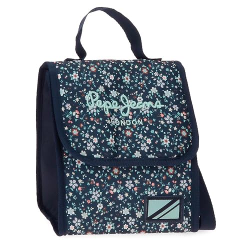 Pepe Jeans Alenka Joumma Bags Lunchtasche, Thermotasche, Blau, 20 x 23 x 14 cm, Polyester, 20 x 23 x 14 cm, blau, Thermo-Lebensmitteltasche von Pepe Jeans