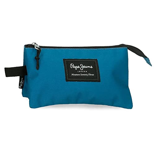 Pepe Jeans, blau, Dreifach-Etui von Pepe Jeans