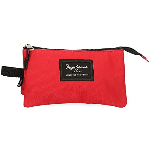 Pepe Jeans, rot, Dreifach-Etui von Pepe Jeans