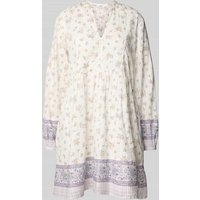 Pepe Jeans Ausgestelltes Freizeitkleid mit Allover-Muster in Offwhite, Größe M Pepe Jeans Ausgestelltes Freizeitkleid mit Allover-Muster in Offwhite, Größe M von Pepe Jeans