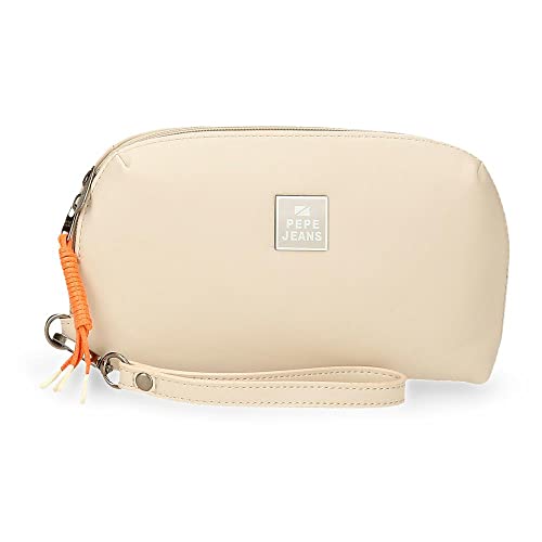 Pepe Jeans Bea Beige Handtasche 20x11x4 cm Kunstleder von Pepe Jeans