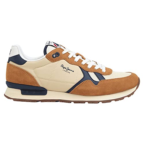 Pepe Jeans BRIT MAN HERITAGE FLACHE SNEAKER von Pepe Jeans