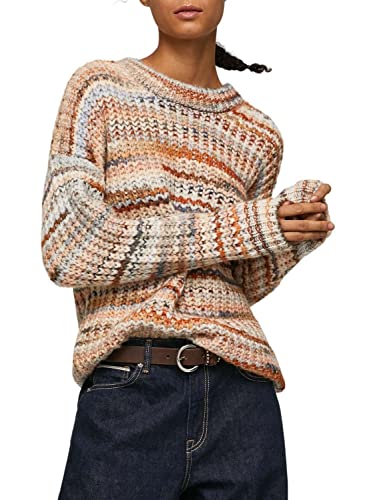 Pepe Jeans Damen Babinia Long Sleeves Knits, Multicolour (Multi), XS von Pepe Jeans