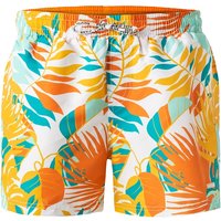 Pepe Jeans Herren Badeshorts grün Mikrofaser Gemustert von Pepe Jeans