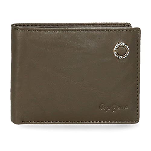 Pepe Jeans Badge Horizontale Geldbörse mit Geldbörse, einzigartig, grün, única, Quertasche mit Geldbörse Pepe Jeans Badge Horizontale Geldbörse mit Geldbörse, einzigartig, grün, única, Quertasche mit Geldbörse von Pepe Jeans