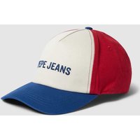 Pepe Jeans Basecap im Colour-Blocking-Design in Marine, Größe One Size von Pepe Jeans