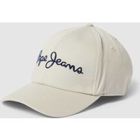 Pepe Jeans Basecap mit Label-Stitching Modell 'WALLY' in Mittelgrau, Größe One Size von Pepe Jeans