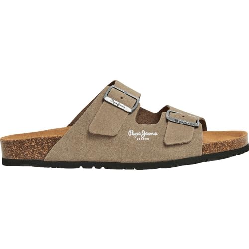Pepe Jeans Beige Bio-Ledersandalen von Pepe Jeans