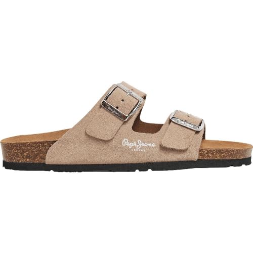 Pepe Jeans Beige Oban Ledersandalen von Pepe Jeans
