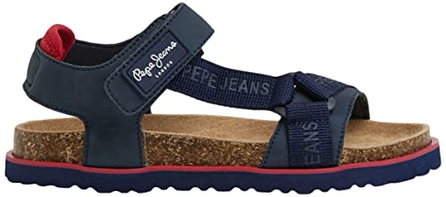 Pepe Jeans Berlin Monday B Sandals, Blue (Navy), 34 EU von Pepe Jeans