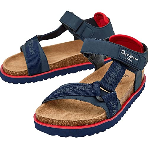 Pepe Jeans Berlin Monday B Sandals, Blue (Navy), 32 EU von Pepe Jeans