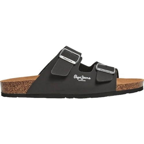 Pepe Jeans Sandalen Bio Double Velour schwarz von Pepe Jeans