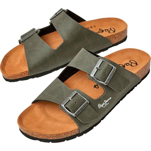 Pepe Jeans Double Chicago Anatomische Sandalen grün von Pepe Jeans