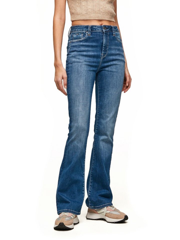 Pepe Jeans Bootcut-Jeans High Waist - Slim Fit - Dion Flare HN6 - Länge:32 von Pepe Jeans