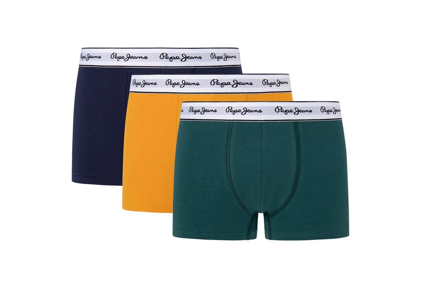 Pepe Jeans Boxer Herren Trunks, 3er Pack - SOLID TK, Unterwäsche von Pepe Jeans