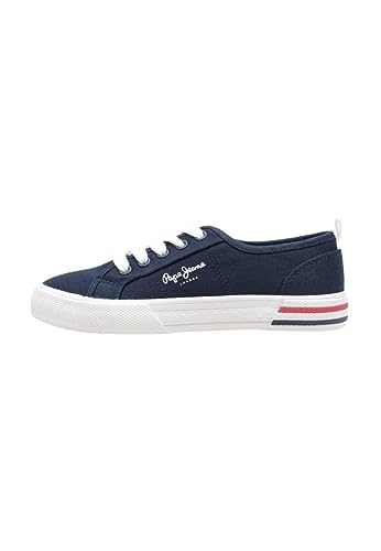 Pepe Jeans Brady Basic B Sneaker, Blue (Navy), 34 EU von Pepe Jeans