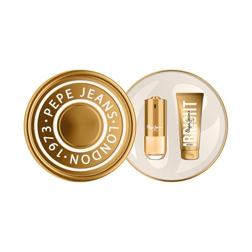 Pepe Jeans Bright Intense For Her Parfüm Frauen Geschenkset Damen 2 Teiliges Eau de Parfüm Damen 80ml und Body Lotion 100ml Duftset Blumig und Orientalisch von Pepe Jeans