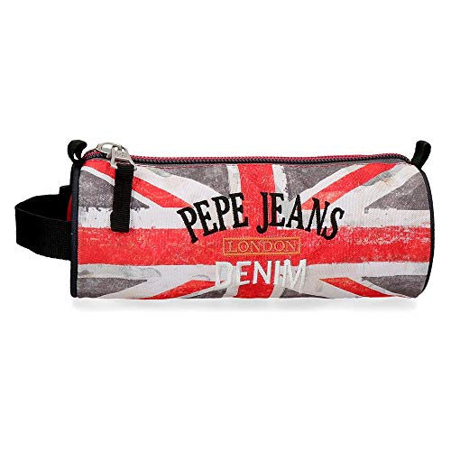 Pepe Jeans Calvin Rundes Federmäppchen Mehrfarbig 23x9x9 cms Polyester Pepe Jeans Calvin Rundes Federmäppchen Mehrfarbig 23x9x9 cms Polyester von Pepe Jeans