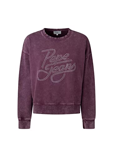 Pepe Jeans Connie Damen Sweatjacke, 451sloe, 32 von Pepe Jeans