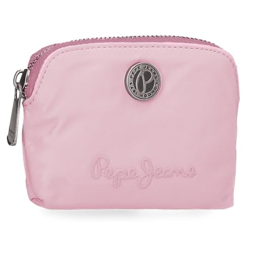 Pepe Jeans Corin Geldbörse Rosa 11,5 x 8,5 x 1,5 cm Polyester und PU von Joumma Bags, Rosa, Talla única, geldbörse von Pepe Jeans