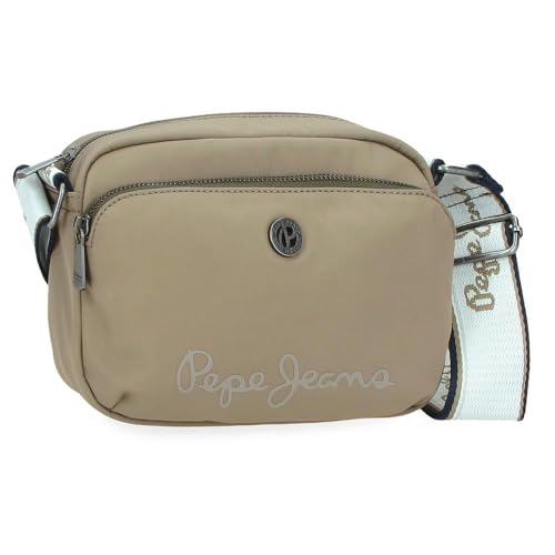Pepe Jeans Corin Umhängetasche Grün 21 x 14 x 5 cm Polyester und PU by Joumma Bags, grün, Talla única, Umhängetasche von Pepe Jeans