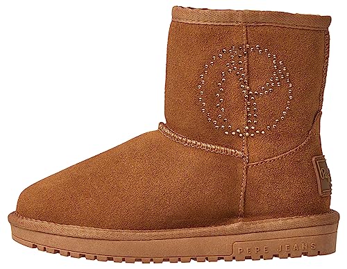 Pepe Jeans DISS Gloss G Fashion Boot, Brown (Cognac), 32 EU von Pepe Jeans