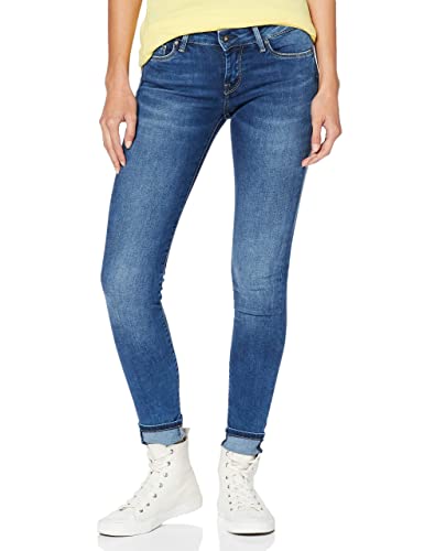 Pepe Jeans Damen Soho Skinny Jeans, Blau (Denim-Z63), 26W / 32L von Pepe Jeans