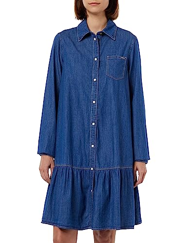 Pepe Jeans Damen Alison Kleid, Blau (Denim), M EU von Pepe Jeans