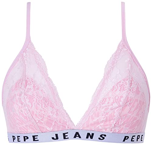 Pepe Jeans Damen Allover C Lace A Bra, Pink (Pink), S von Pepe Jeans