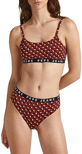 Pepe Jeans Damen Art STR BRLT Bra, Red (Bordeaux), L von Pepe Jeans