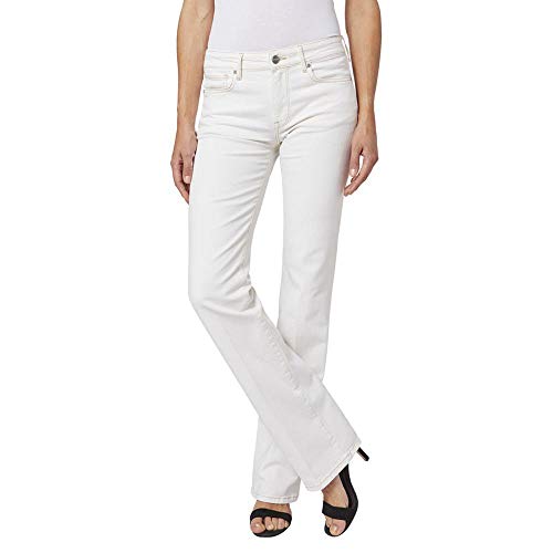 Pepe Jeans Damen Aubrey Straight Jeans, Weiß (Denim), 25W / 34L von Pepe Jeans