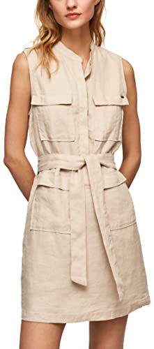 Pepe Jeans Damen Aura Dress, Brown (Stone), L von Pepe Jeans