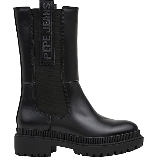 Pepe Jeans Damen BETTLE WILD Boots, 999BLACK, 39 EU Pepe Jeans Damen BETTLE WILD Boots, 999BLACK, 39 EU von Pepe Jeans