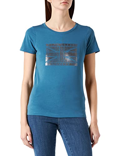 Pepe Jeans Damen Beatriz T-Shirt, Blue (Kennedy Blue), XS von Pepe Jeans