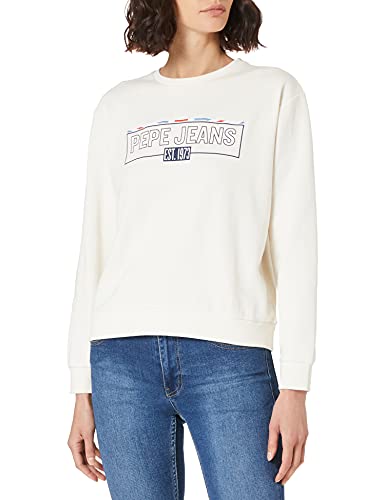 Pepe Jeans Damen Betsy Pullover, 803off weiß, Medium von Pepe Jeans