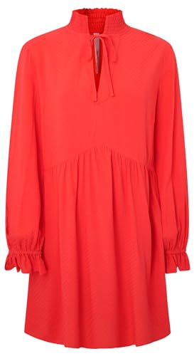 Pepe Jeans Damen Beverly Dress, Red (Crispy Red), S von Pepe Jeans