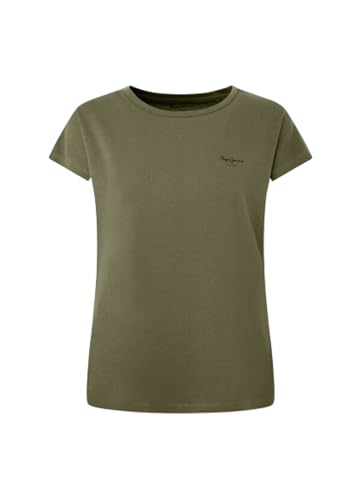 Pepe Jeans Damen Bloom T-Shirt, Green (Olivine Green), L von Pepe Jeans