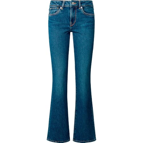Pepe Jeans Damen Bootcut Lw Jeans, Blau (Denim-Ee3), 31W x 30L von Pepe Jeans