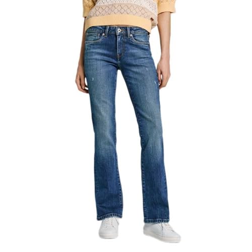 Pepe Jeans Damen Bootcut Lw PL204732 Jeans, Blue (Denim-HV4), 34W / 32L von Pepe Jeans