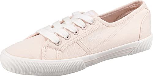 Pepe Jeans Damen Brady Basic W Sneaker, Pink (Pinkish Pink), 9 von Pepe Jeans