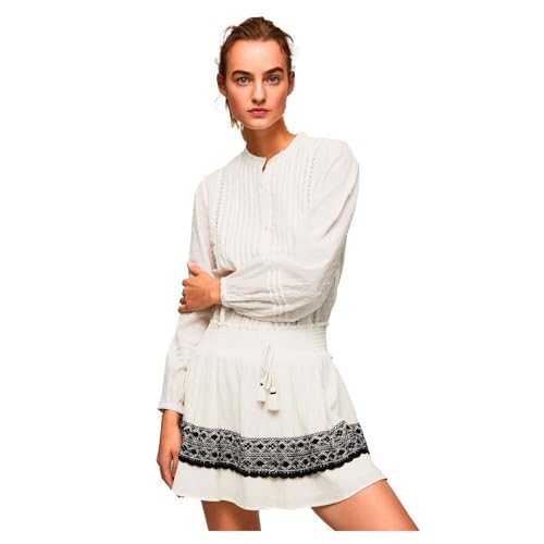 Pepe Jeans Damen Bretta Blouse, White (White), XS Pepe Jeans Damen Bretta Blouse, White (White), XS von Pepe Jeans