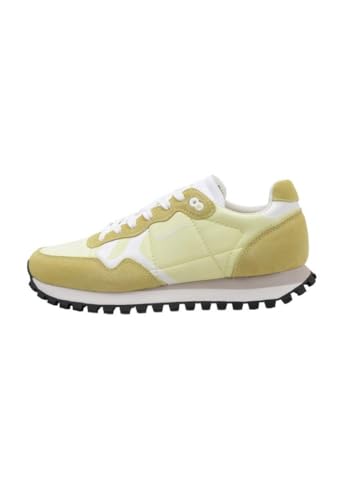 Pepe Jeans Damen Brit-On Print W Sneaker, Gelb (Sorbet Lemon Yellow), 5 von Pepe Jeans