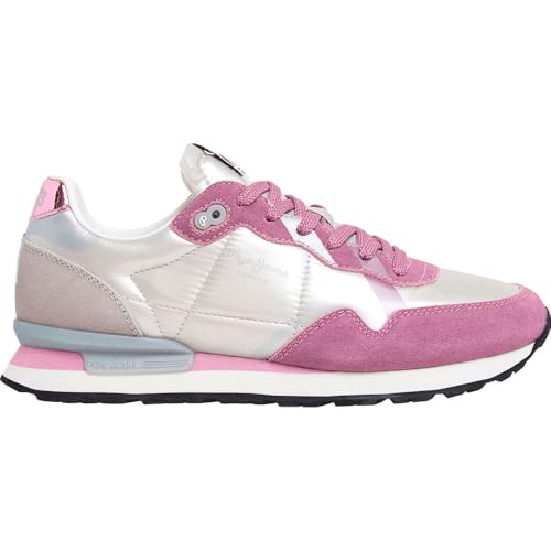 Pepe Jeans Damen Brit Printy W Sneak, Purple Malva Purple, 40 EU von Pepe Jeans