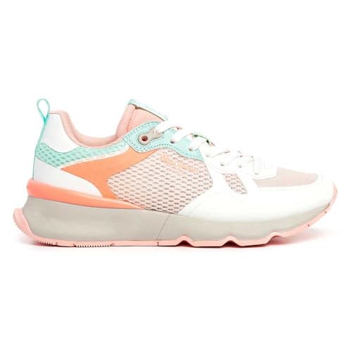 Pepe Jeans Damen Brit Pro Fresh Sneaker, Weiß (Weiß), 9 von Pepe Jeans