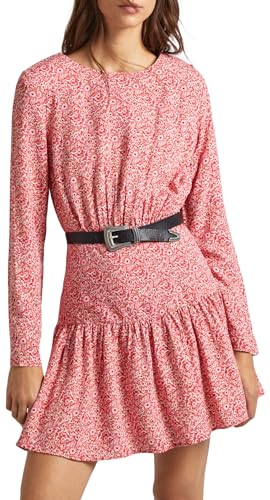 Pepe Jeans Damen Britney Dress, Red (Crispy Red), M von Pepe Jeans